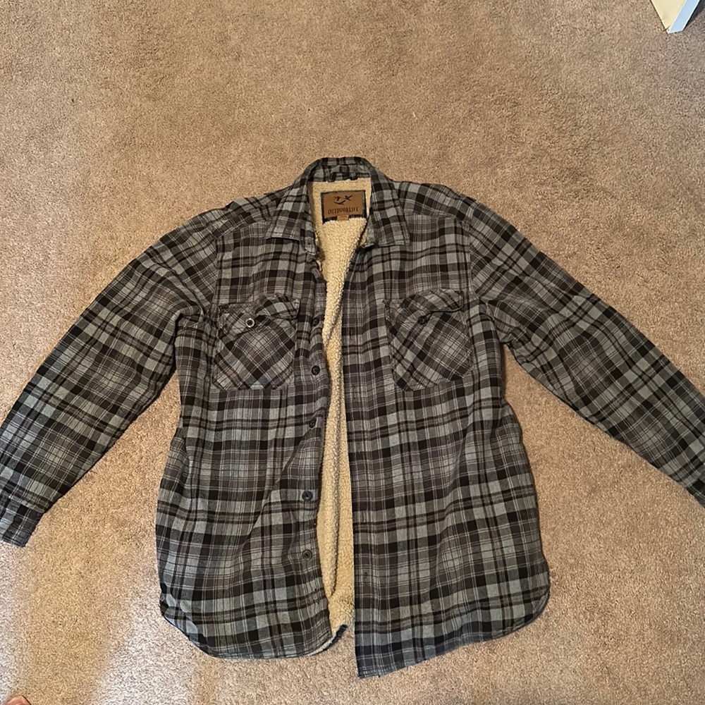 Outdoor Life Wool Lined Flannel - TALL